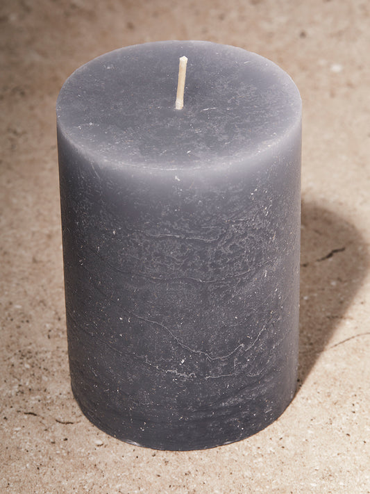 Pillar Candle Grey