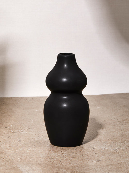 Small Black Irregular Bubble Vase