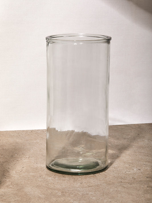 Large Hurricane Glass Vase
