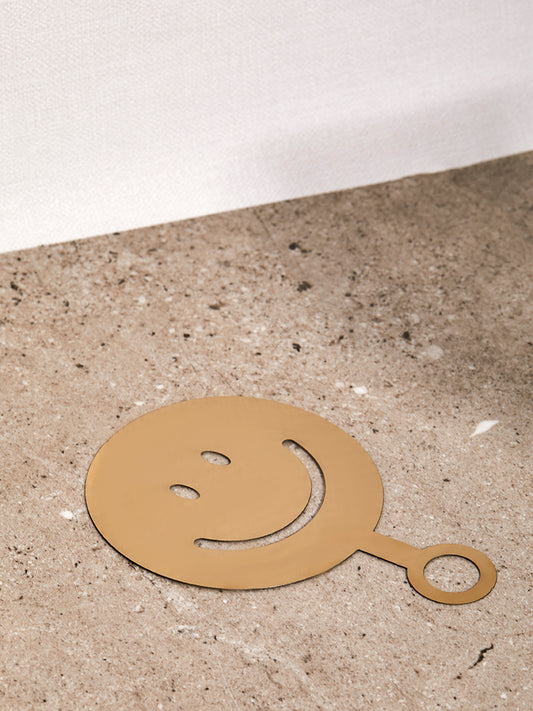 Smiley Face Coffee Stencil